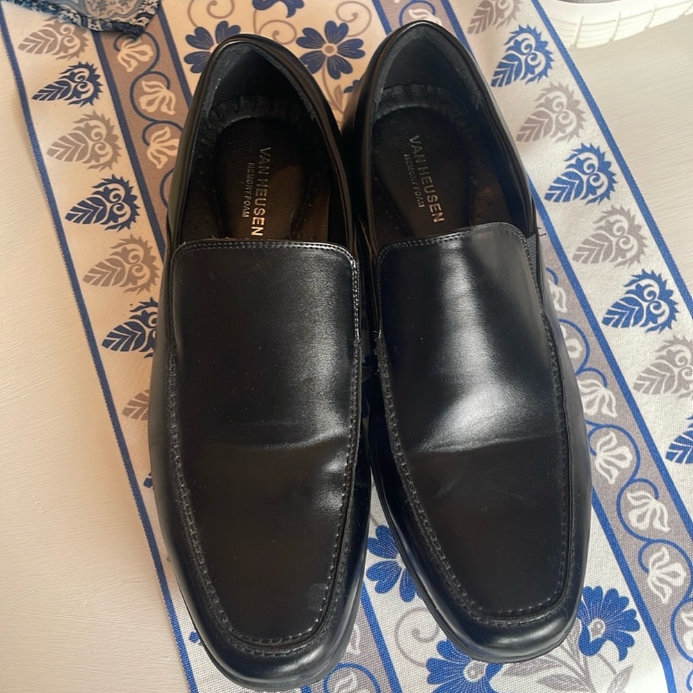 Men’s Black Dress Loafers by Van Heusen